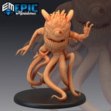 Abyssal Lurker Miniature | C - Tabletop RPG & D&D miniature. Perfect for wargaming & collectors