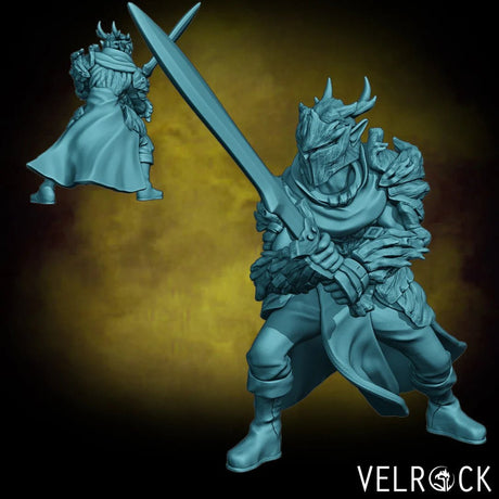Desert Adventure Party Miniature | E - Tabletop RPG & D&D miniature. Perfect for wargaming & collectors