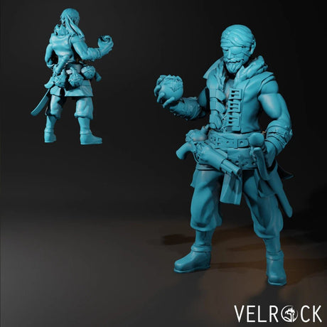 Sea Voyage Party Miniature | E - Tabletop RPG & D&D miniature. Perfect for wargaming & collectors
