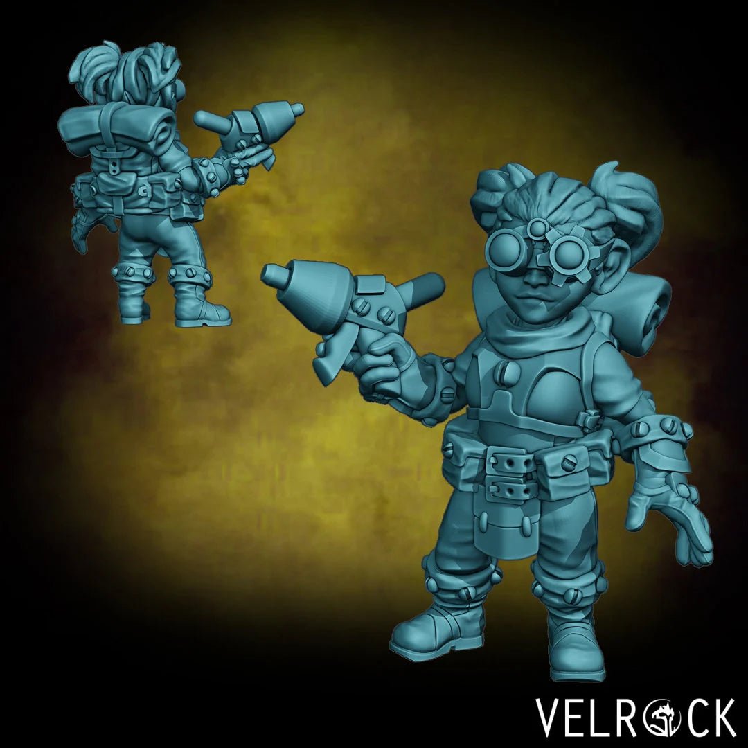 Adventure Party Miniature - F - 28mm