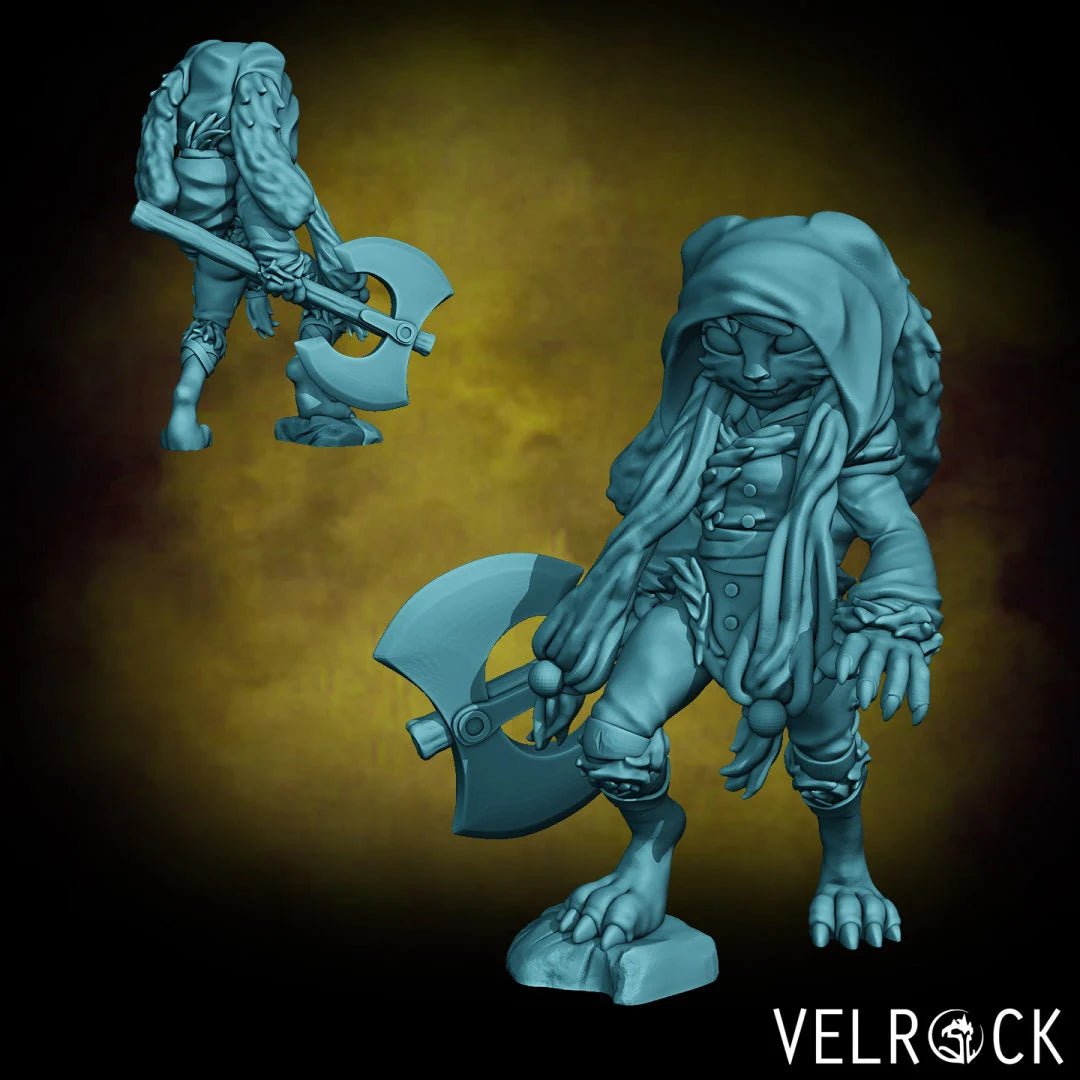 Adventure Party Miniature - F - 28mm