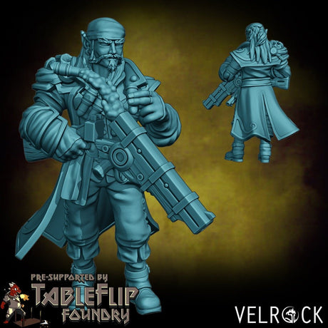 Urban Adventure party Miniature | D - Tabletop RPG & D&D miniature. Perfect for wargaming & collectors