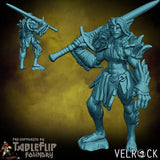 Forest Adventure party Miniature | D - Tabletop RPG & D&D miniature. Perfect for wargaming & collectors