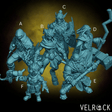 Underdark Adventure Party Miniature | Set of 6 - Tabletop RPG & D&D miniature. Perfect for wargaming & collectors