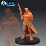 Adventurer Isaac Miniature | A - Tabletop RPG & D&D miniature. Perfect for wargaming & collectors
