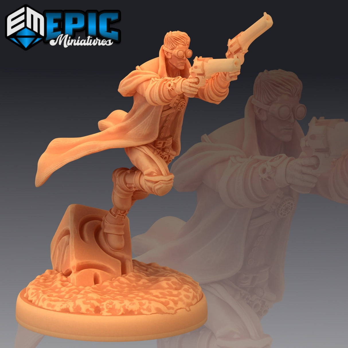 Adventurer Isaac Miniature | B - Tabletop RPG & D&D miniature. Perfect for wargaming & collectors
