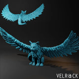 Aerifeline Or Celesticat Miniature | B - Tabletop RPG & D&D miniature. Perfect for wargaming & collectors
