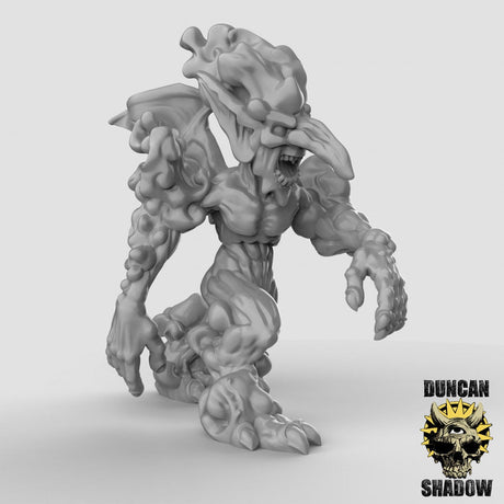 Air Mephit Miniature | Left - Tabletop RPG & D&D miniature. Perfect for wargaming & collectors