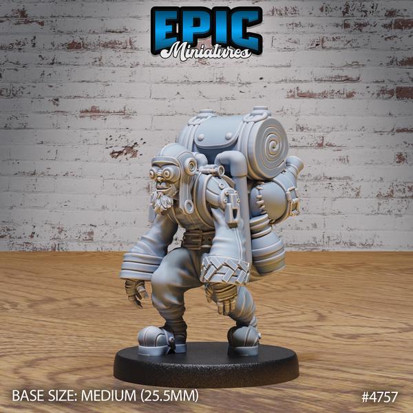 Airship Pilot Miniature | 4757 - Tabletop RPG & D&D miniature. Perfect for wargaming & collectors