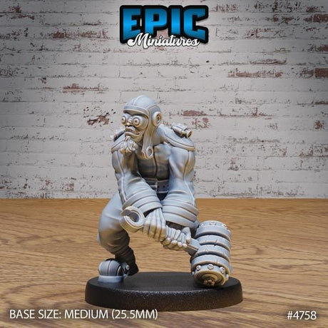 Airship Pilot Miniature | 4758 - Tabletop RPG & D&D miniature. Perfect for wargaming & collectors