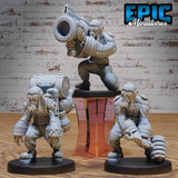 Airship Pilot Miniature | Full Set All Models - Tabletop RPG & D&D miniature. Perfect for wargaming & collectors