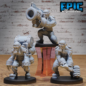 Airship Pilot Miniature | Full Set All Models - Tabletop RPG & D&D miniature. Perfect for wargaming & collectors