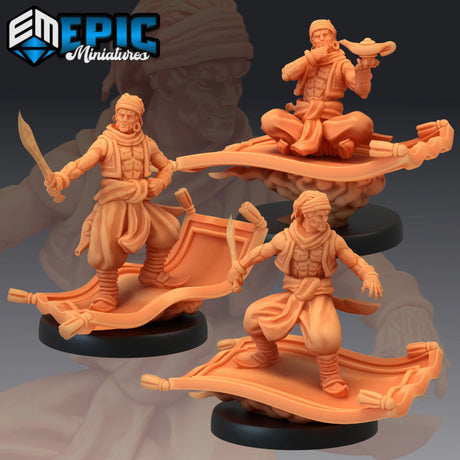 Aladdin Series Miniature | Epic Addition To Any Game | Set of 3 - Tabletop RPG & D&D miniature. Perfect for wargaming & collectors