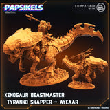 Alien Beastmaster Miniature | Ayeaar - Tabletop RPG & D&D miniature. Perfect for wargaming & collectors