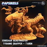 Alien Beastmaster Miniature | Taron - Tabletop RPG & D&D miniature. Perfect for wargaming & collectors