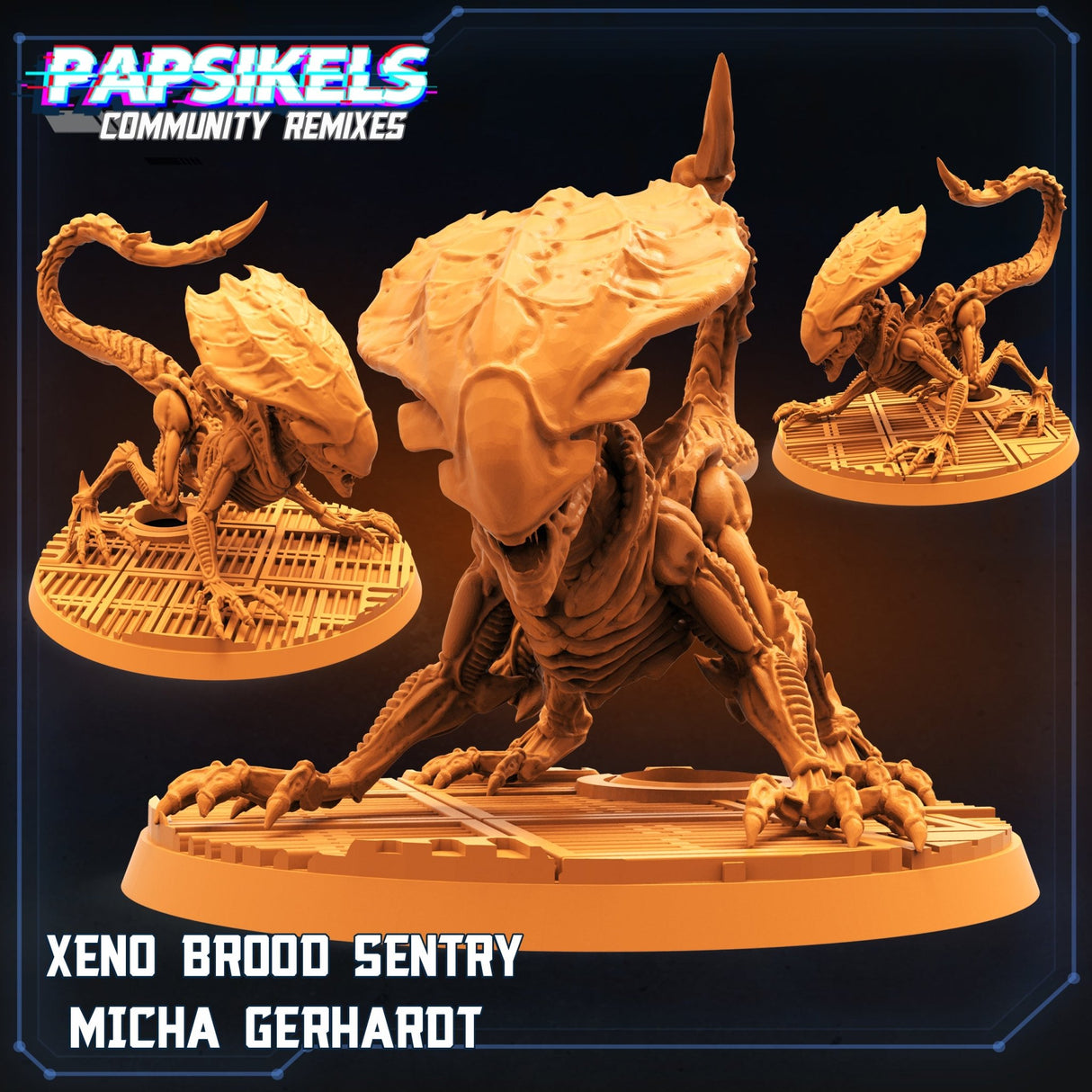 Alien Brood Miniature | B - Tabletop RPG & D&D miniature. Perfect for wargaming & collectors
