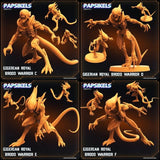 Alien Brood Warriors Miniature | Full Set All Models - Tabletop RPG & D&D miniature. Perfect for wargaming & collectors