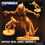 Alien Brood Warriors Miniature | Warrior 2 - Tabletop RPG & D&D miniature. Perfect for wargaming & collectors