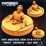 Alien Cargo Hold Drama Miniature | Android - Tabletop RPG & D&D miniature. Perfect for wargaming & collectors