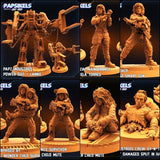 Alien Cargo Hold Drama Miniature | Cargo Loader - Tabletop RPG & D&D miniature. Perfect for wargaming & collectors
