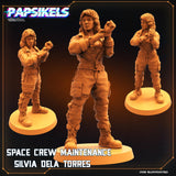 Alien Cargo Hold Drama Miniature | Ripley A - Tabletop RPG & D&D miniature. Perfect for wargaming & collectors