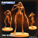 Alien Newborn Miniature | Newborn 2 - Tabletop RPG & D&D miniature. Perfect for wargaming & collectors