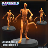 Alien Romus Mutated Miniature | Human Xeno Hybrid 3 - Tabletop RPG & D&D miniature. Perfect for wargaming & collectors