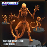 Alien Romus Reverse Engineered Miniature | Alien Clone 1 - Tabletop RPG & D&D miniature. Perfect for wargaming & collectors