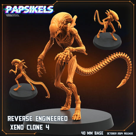 Alien Romus Reverse Engineered Miniature | Alien Clone 4 - Tabletop RPG & D&D miniature. Perfect for wargaming & collectors