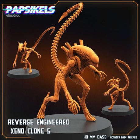 Alien Romus Reverse Engineered Miniature | Alien Clone 5 - Tabletop RPG & D&D miniature. Perfect for wargaming & collectors