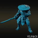 Alien Samurai Miniature | F - Tabletop RPG & D&D miniature. Perfect for wargaming & collectors