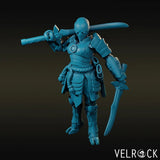 Alien Samurai Miniature | H - Tabletop RPG & D&D miniature. Perfect for wargaming & collectors