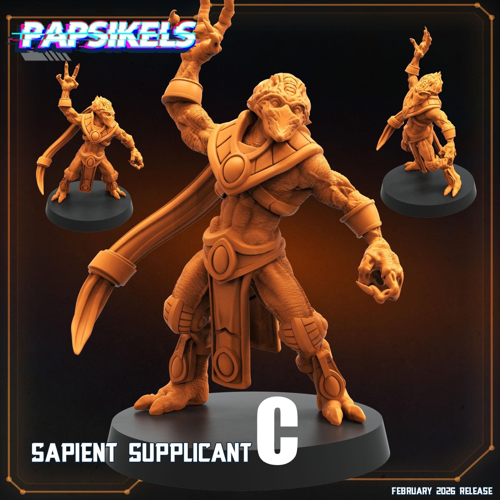Alien Sapient Supplicant - C - 32mm Scale