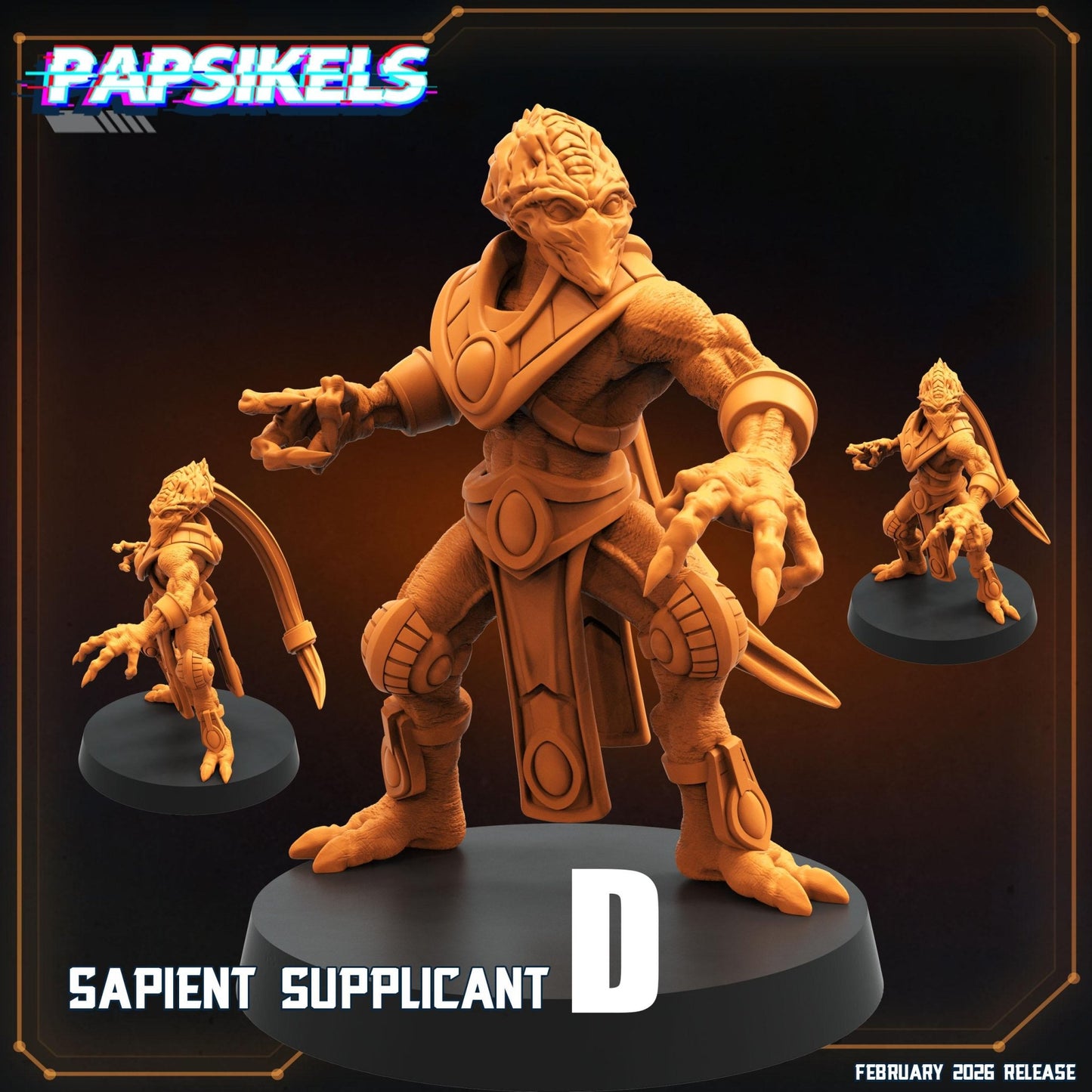 Alien Sapient Supplicant - D - 32mm Scale