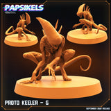 Alien Sentinel Miniature | Set of 4 - Tabletop RPG & D&D miniature. Perfect for wargaming & collectors