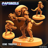 Alien Troopers Miniature | Trooper E - Tabletop RPG & D&D miniature. Perfect for wargaming & collectors