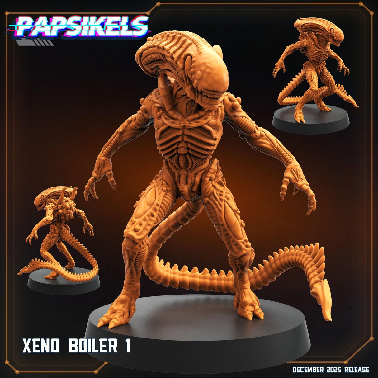 Alien Xeno set | A - Tabletop RPG & D&D miniature. Perfect for wargaming & collectors