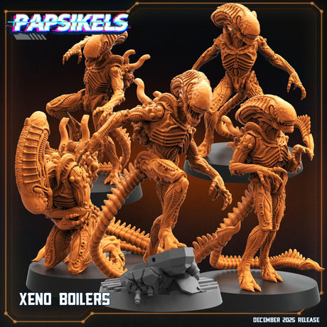 Alien Xeno set | A - F - Tabletop RPG & D&D miniature. Perfect for wargaming & collectors