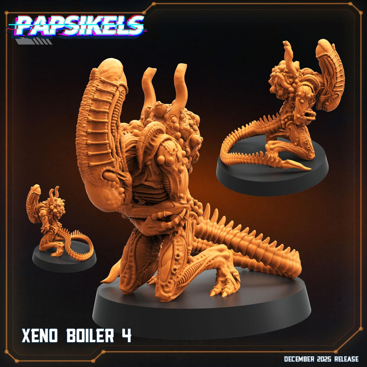 Alien Xeno set | D - Tabletop RPG & D&D miniature. Perfect for wargaming & collectors