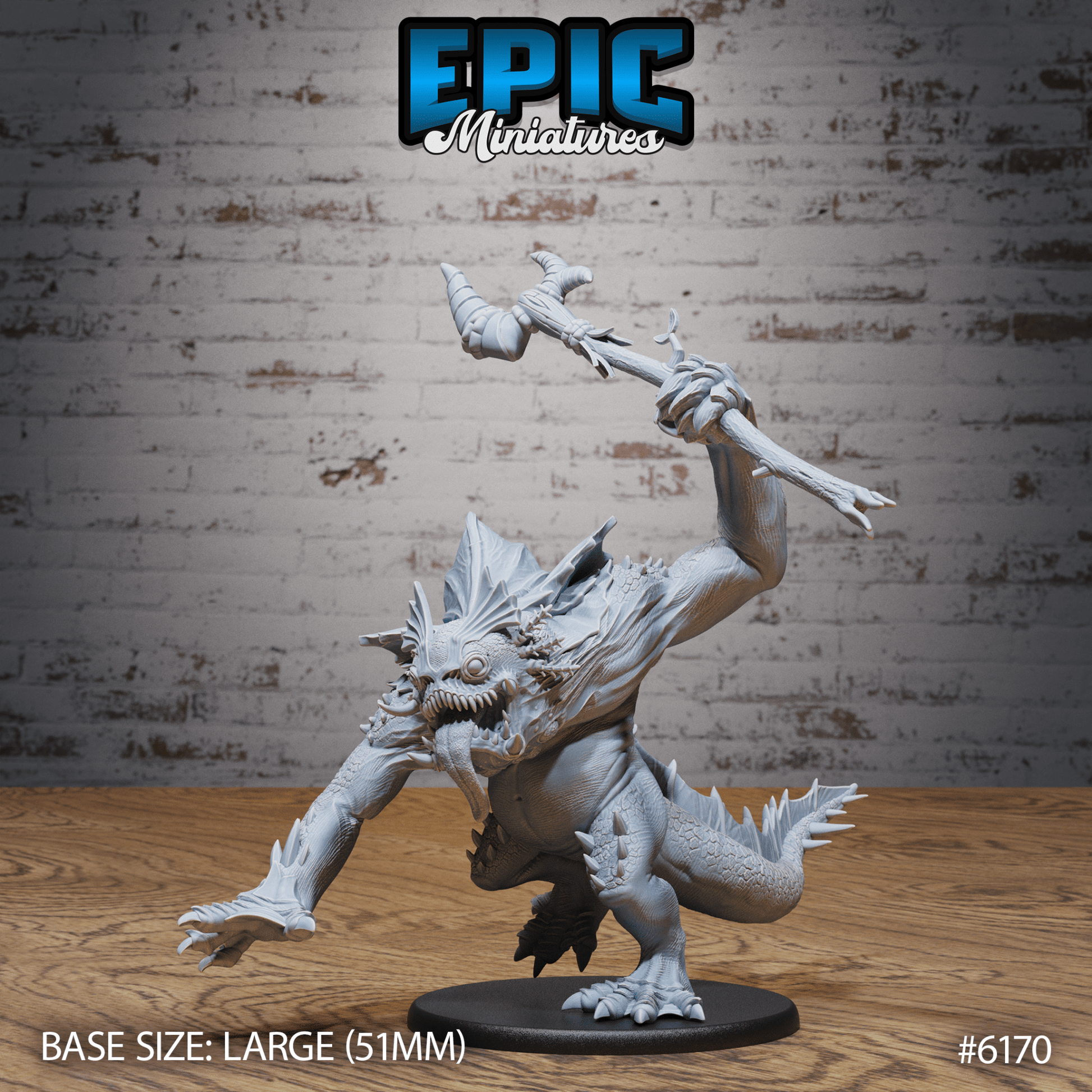 Amphibian Fish folk Brutes Miniature - 6170 - 28mm