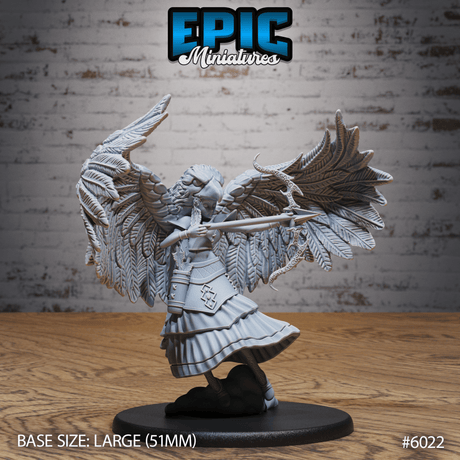 Angel Eagle Spirit shaman Miniature | 6022 - Tabletop RPG & D&D miniature. Perfect for wargaming & collectors