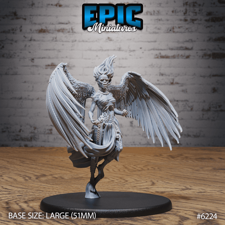 Angel Zombie Miniature | C - Tabletop RPG & D&D miniature. Perfect for wargaming & collectors