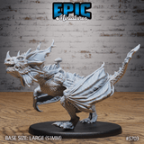 Angry Wyvern Miniature | C - Tabletop RPG & D&D miniature. Perfect for wargaming & collectors