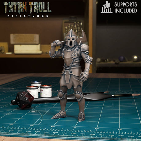 Animated Amour Miniature | C - Tabletop RPG & D&D miniature. Perfect for wargaming & collectors
