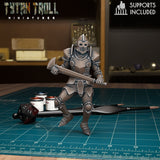 Animated Amour Miniature | E - Tabletop RPG & D&D miniature. Perfect for wargaming & collectors