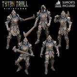 Animated Amour Miniature | Set of 5 - Tabletop RPG & D&D miniature. Perfect for wargaming & collectors
