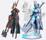 Anime Character Miniature | Amazon 4 - Tabletop RPG & D&D miniature. Perfect for wargaming & collectors