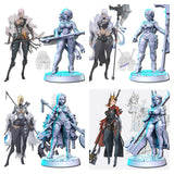 Anime Character Miniature | Full Set All Models - Tabletop RPG & D&D miniature. Perfect for wargaming & collectors