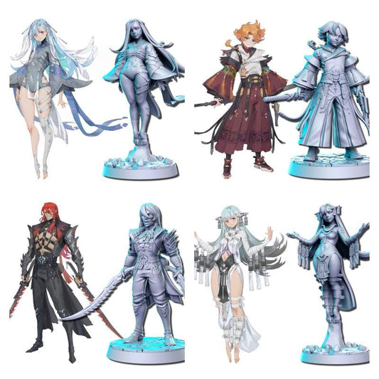 Anime Characters Miniature - Full Set All Models - 32mm