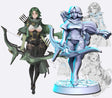 Anime Warrior Miniature | Warrior 1 - Tabletop RPG & D&D miniature. Perfect for wargaming & collectors